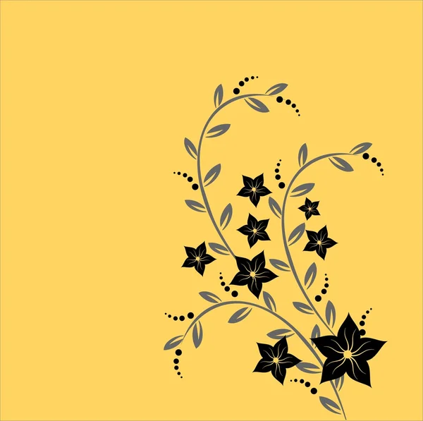 Card floral — Fotografie, imagine de stoc