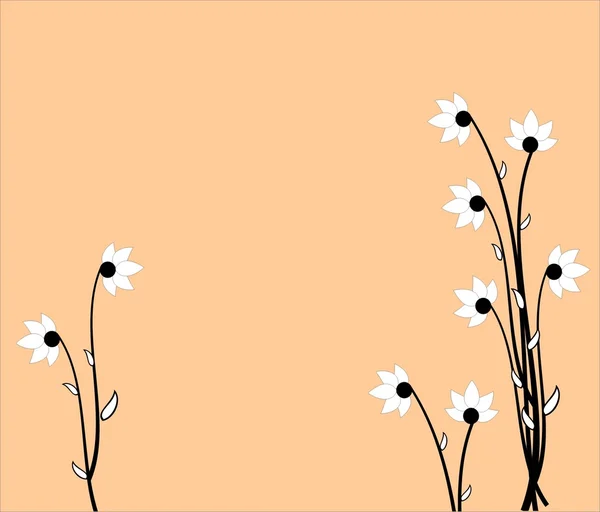 Blütenkarte — Stockfoto