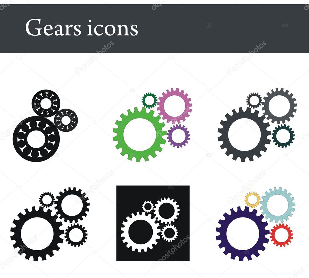 Gears icons