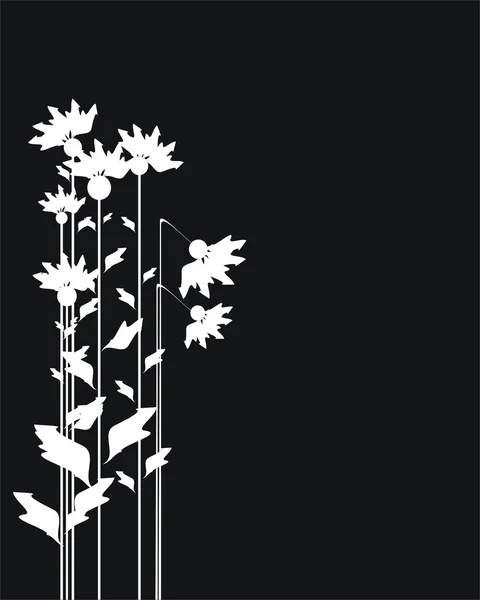 花のコレクション — ストックベクタ