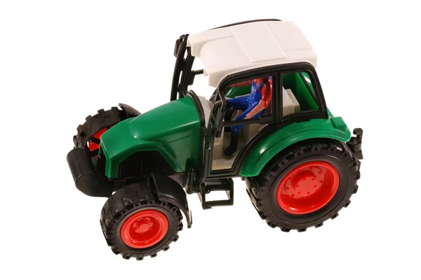 プラスチック車輪式トラクターのおもちゃ — ストック写真