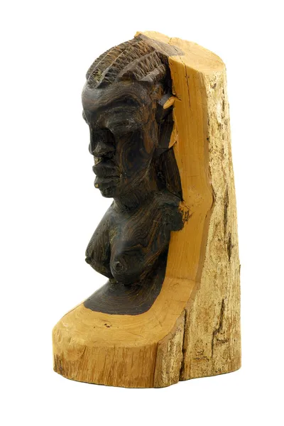 stock image African wooden statue