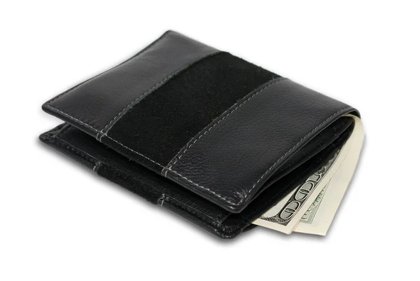 stock image Wallet with money isolated on white
