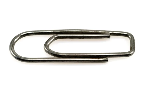 Metallic paper-clip — Stock Photo, Image