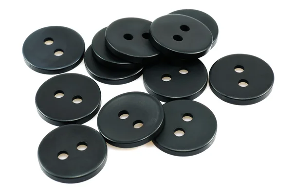 Siyah düğmeleri — Stok fotoğraf