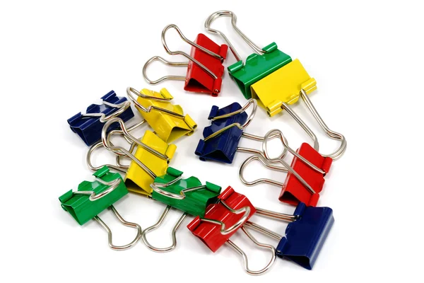 Group of binder-clips — Stock Photo, Image