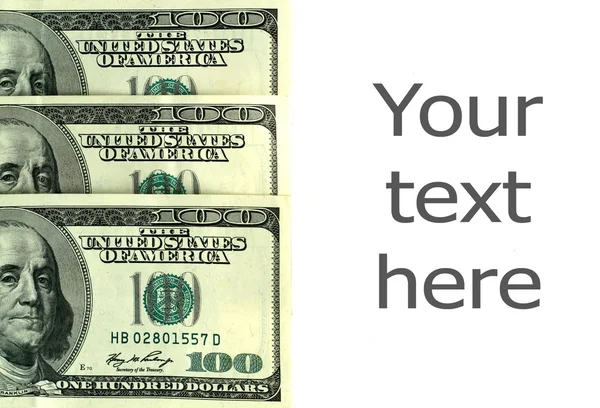 Money isolated on white background — Stock Photo, Image