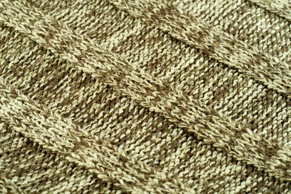 Woolen sweater diagonal texture — Stock Photo, Image