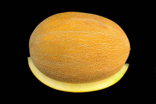 Melone con fetta — Foto Stock