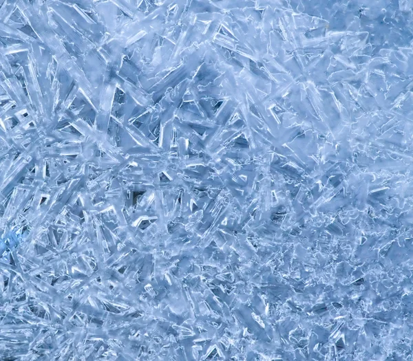 Padrão de cristal de gelo — Fotografia de Stock