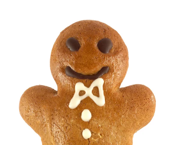 stock image Gingerbread man isolated on white