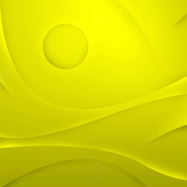 抽象的黄色波浪背景 图库图片