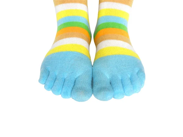 Voeten en sokken — Stockfoto