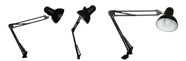 Černá stolní lampy — Stock fotografie