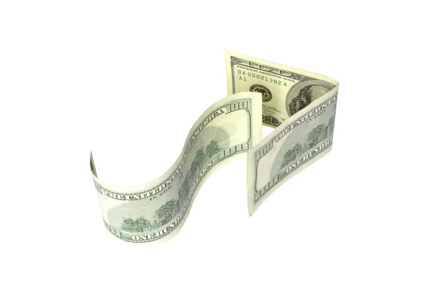 Arrow from the dollar — Stock Photo, Image