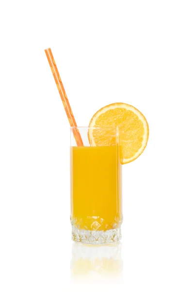 Sinaasappelsap in een glas — Stockfoto