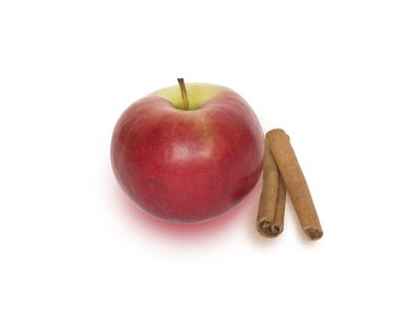 Apple and cinnamon clipart