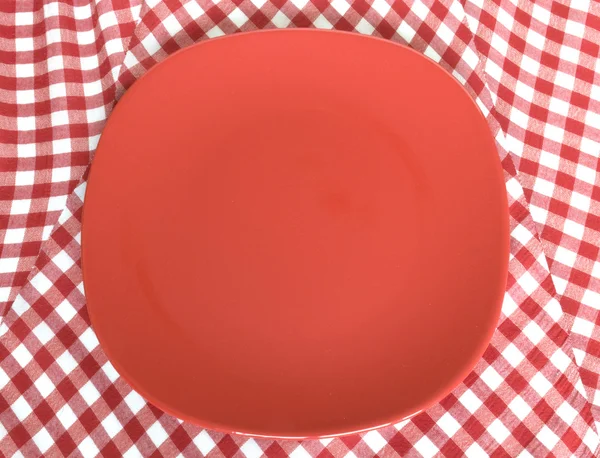 Roter Teller — Stockfoto