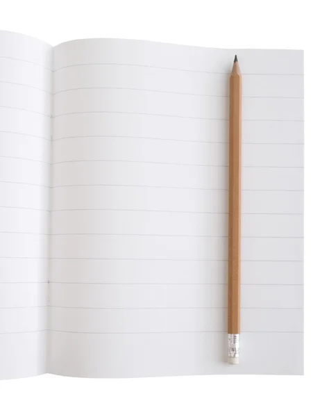 Notebook pencil — Stock Photo, Image