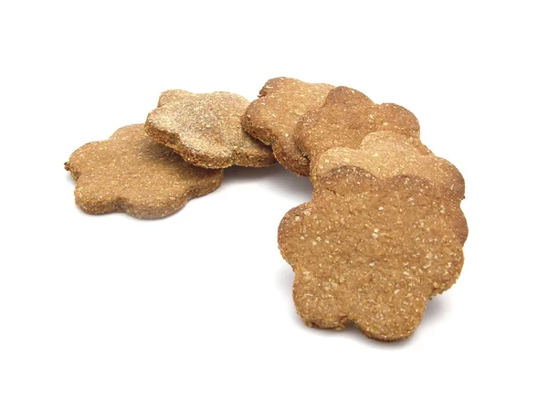 Sugary dog cookies flower-shaped — Stock Photo, Image