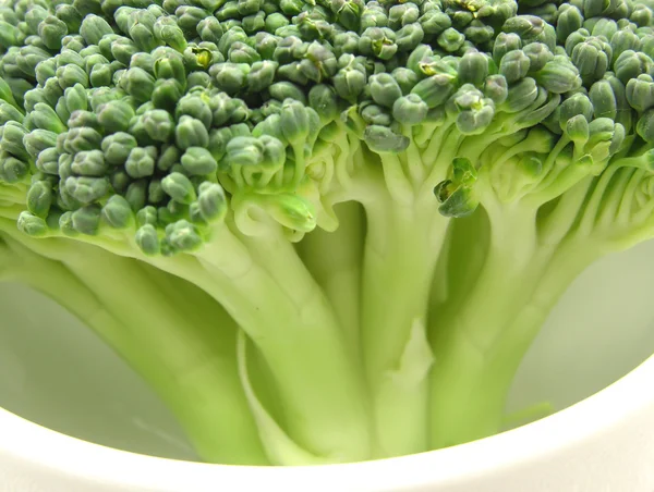 Broccoli i en lille skål chinaware - Stock-foto