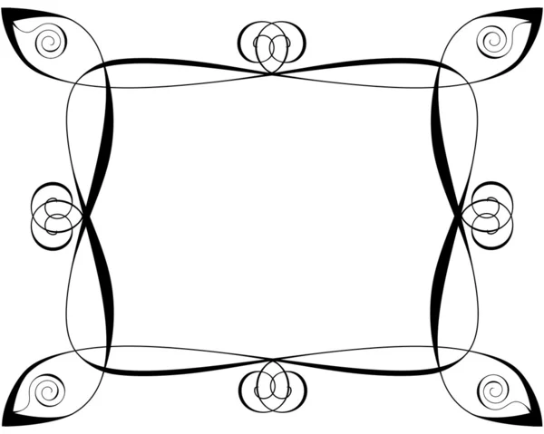 Design Hintergrund mit Linien und Spiralen — Stockfoto