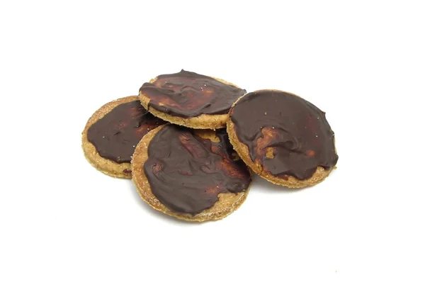 Biscoitos de chocolate integrais — Fotografia de Stock