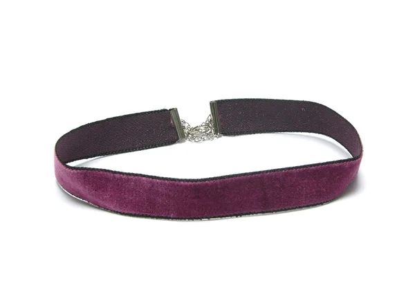 Lilac velvet collar as traditional embla — Stock Photo, Image