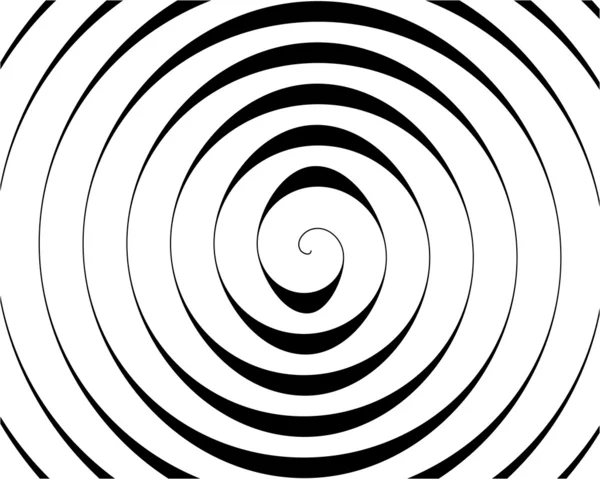 Détail d'une spirale noire sur fond blanc — Photo