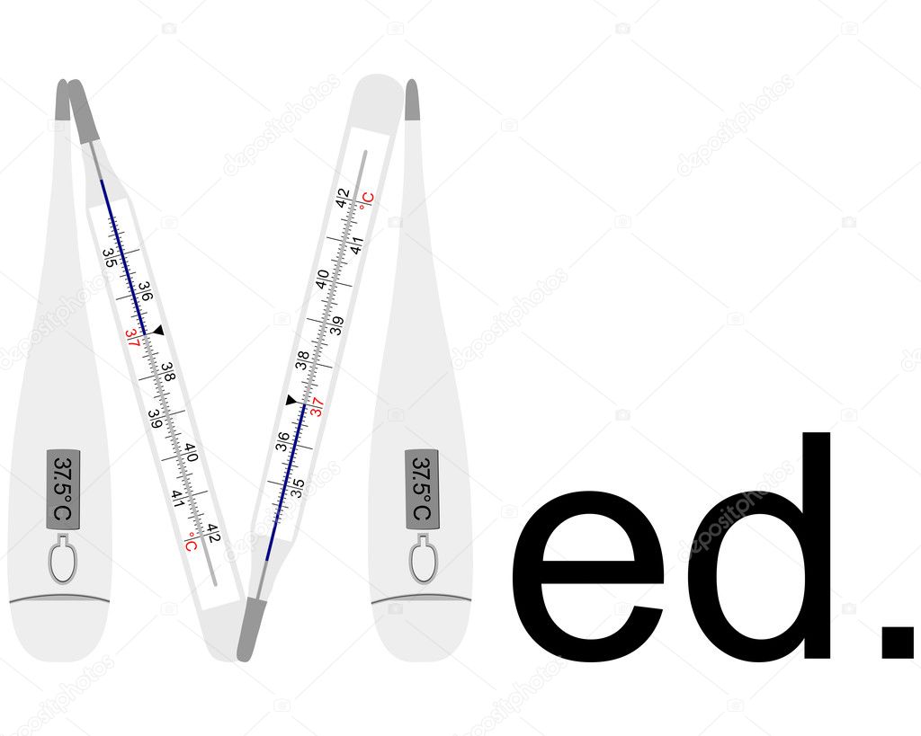 Analog and digital clinical thermometers