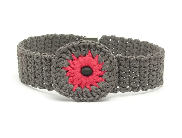 Handworked crocheted collar — Stock Photo, Image