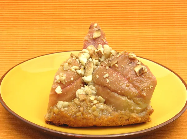 Wholemeal apple cake — Stock Photo, Image