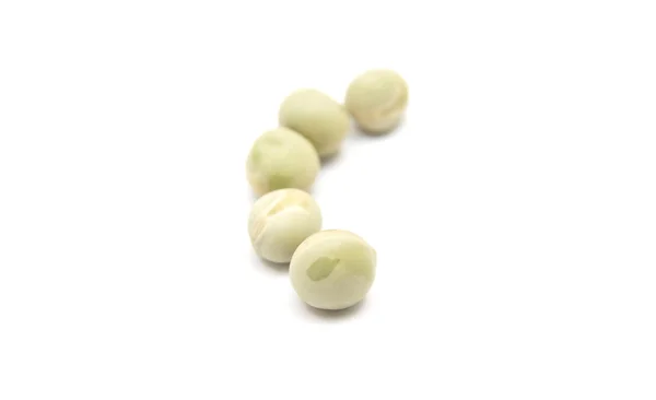 详细但简单形象的绿豌豆 — 图库照片