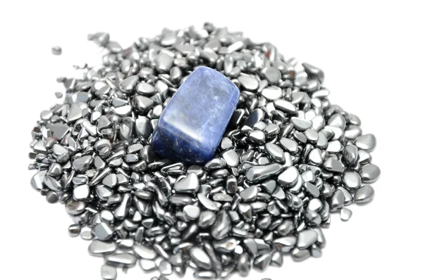 Gedetailleerd beeld van sodaliet mineraal — Stockfoto
