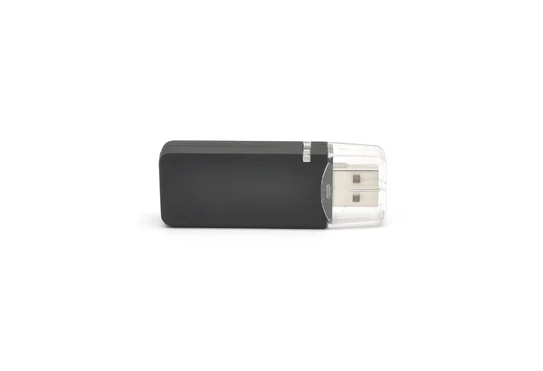 Подробное изображение считывателя карт USB — стоковое фото