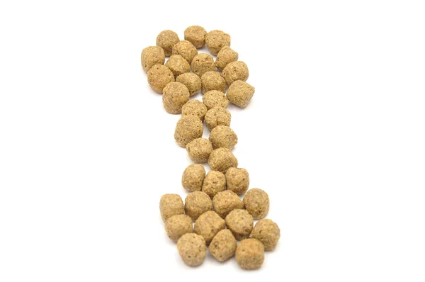 Detailed but simple image of dog food — Stock Photo, Image