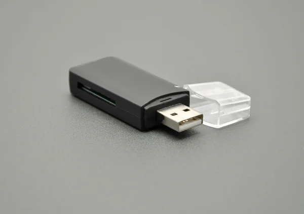 USB čtečka karet — Stock fotografie