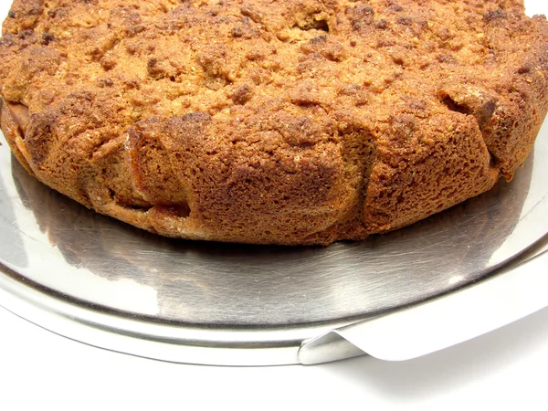 Kepekli kek ile armut — Stok fotoğraf