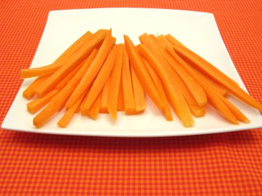 Julienne carrots clipart