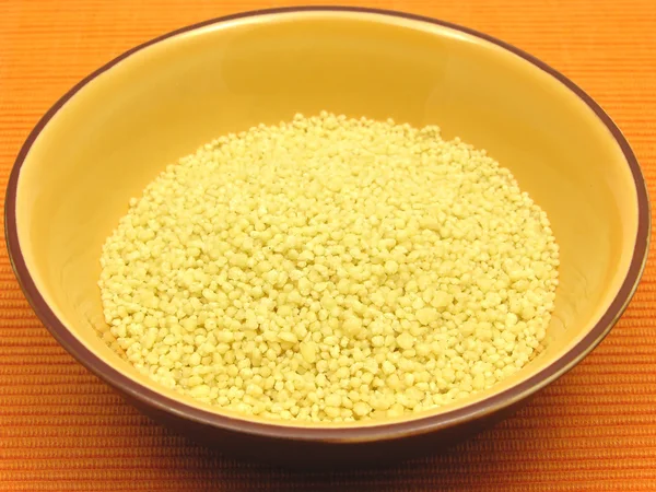 Yellow couscous — Stock Photo, Image