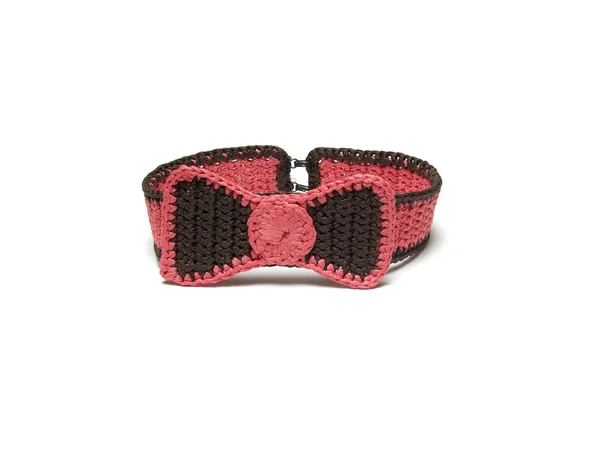 Hand worked crocheted collar — Stock Photo, Image