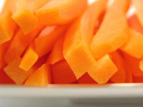 Соломкою моркву — стокове фото