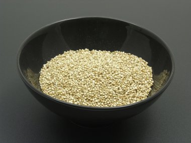 Quinoa on a dull matting clipart
