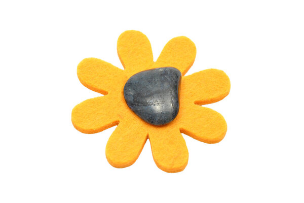 Dumortierite on felt