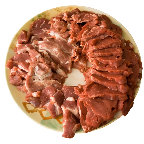 Carne tagliata — Foto Stock