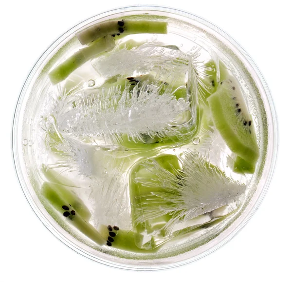 stock image Kiwi in lowball glass