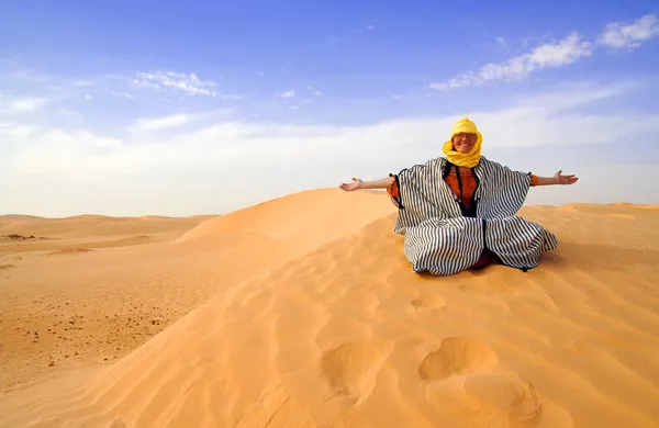 Mujer beduina Imagen de stock