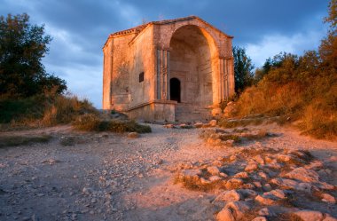 Ancient building (Crimea, Mausoleum) clipart