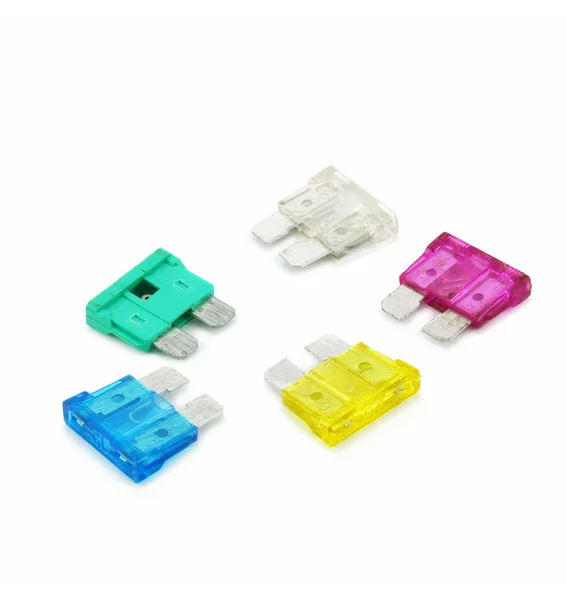 Colored safety fuses — Stock Photo, Image