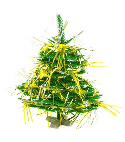 Çelenkli Noel ağacı — Stok fotoğraf